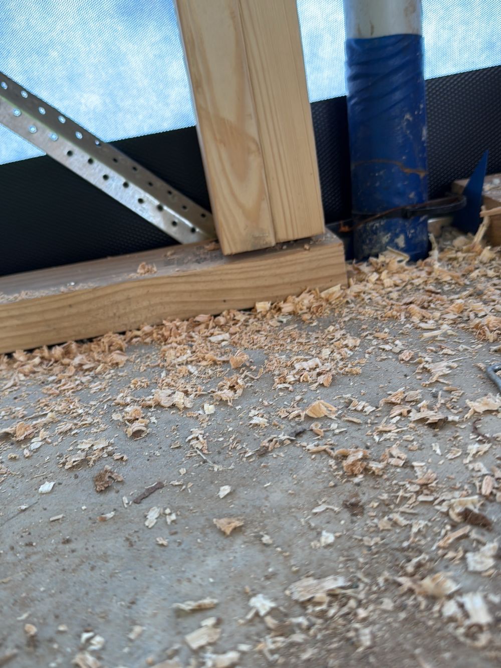 Studs not sitting fully on the bottom plate, so load does not pass down properly, found during a lock-up inspection in Clyde North