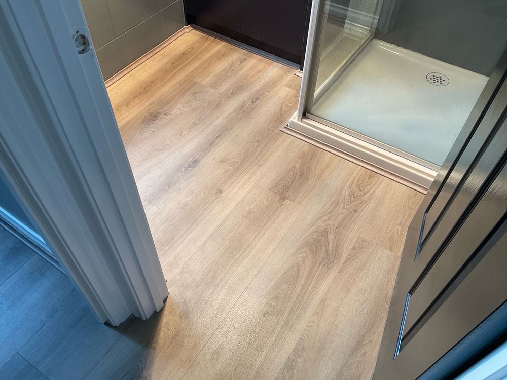 Timber floors in wet areas on a resale home